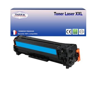 T3AZUR - Toner compatible avec Canon 045H pour Canon LBP-611Cn  LBP-613Cdw  LBP-621Cw  LBP-623Cdw Cyan- 2 500p
