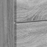 vidaXL Cabinet de chevet avec tiroir Sonoma gris 62 x 34 5 x 47 5 cm