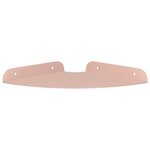 vidaXL Étagère flottante avec étagère 4 Pièces Rose 18 x 18 x 2 cm