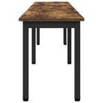 vidaXL banc Chêne Fumé 200 x 35 x 45 cm Bois d'ingénierie