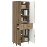 vidaXL Ensemble de Meubles 2 Pièces Chêne artisanal 66 x 34 5 x 89 5 cm