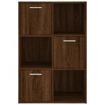 vidaXL Armoire de rangement Chêne marron 60x29 5x90 cm