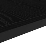 vidaXL Table basse Chêne noir 60 x 50 x 36 cm Bois d'ingénierie