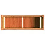 vidaXL Jardinières 2 Pièces cire marron bois de pin massif