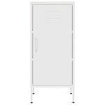 vidaXL Armoire de rangement Blanc 42 5x35x101 5 cm Acier