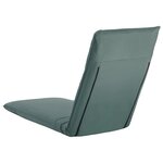 vidaXL Chaise longue pliable Tissu Oxford Gris