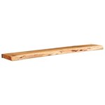 vidaXL Étagères murales 2 Pièces 100x20x3 5 cm bois massif d'acacia