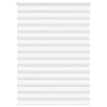 vidaXL Store zèbre blanc 160x230 cm largeur du tissu 155 9cm polyester