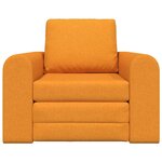 vidaXL Canapé-Lit Jaune foncé 98 x 71 x 83 cm tissu
