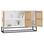 vidaXL Buffet blanc 105x30x65 cm bois d'ingénierie