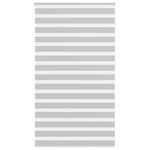 vidaXL Store zèbre gris clair largeur du tissu 115 9 cm polyester