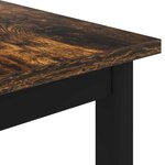 vidaXL Table basse Chêne Fumé 100 x 50 x 45 cm Bois d'ingénierie