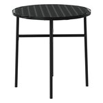 vidaXL Mobilier à dîner de jardin 3 Pièces Résine tressée Noir