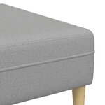 Ensemble de Canapés 3 Pièces Gris nuage tissu