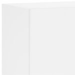 vidaXL Unités murales TV 6 Pièces blanc bois d'ingénierie