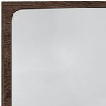 vidaXL Miroir de salle de bain à LED chêne marron bois d'ingénierie