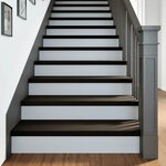 vidaXL Marches d'escalier 12 Pièces marron foncé 100x25x2 cm chêne massif