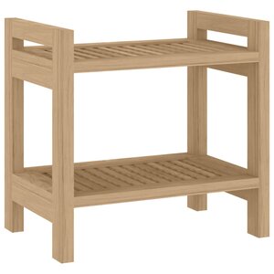 vidaXL Table d'appoint de salle de bain 45x30x45cm bois de teck solide