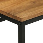 vidaXL Bureau avec tiroir Marron 110 x 50 x 87 cm Bois d'acacia massif