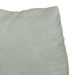 vidaXL Coussin de Dos Gris clair 45 x 20 x 35 cm