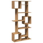 vidaXL Bibliothèque chêne artisanal 92x29x188 cm bois d'ingénierie