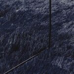 vidaXL Tapis shaggy à poils longs NAVARRA bleu marine 240x340 cm