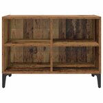 vidaXL Meuble TV Marron 69.5 x 30 x 50 cm Bois d'ingénierie