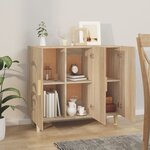 vidaXL Buffet chêne sonoma 90x34x80 cm bois d'ingénierie