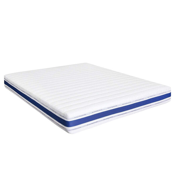 Matelas 660 ressorts ensachés amy blanc mousse 140x190cm