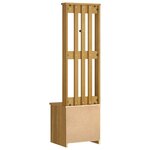 vidaXL Portemanteau SANDNES 45x40x159 5 cm bois massif pin