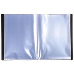 Protège-documents A4 Polypro 20 pochettes 40 vues Noir x 20 EXACOMPTA
