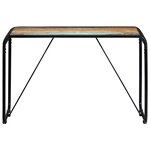 vidaXL Table de salle à manger 118x60x76cm Bois de récupération massif