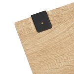 vidaXL Ensemble de meubles salle de bain 7 Pièces chêne bois d'ingénierie