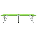 vidaXL Lit de camping pliant Vert foncé 62 x 194 x 42 cm Tissu Oxford