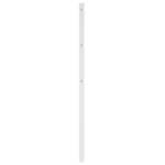 vidaXL Tête de lit métal blanc 75 cm