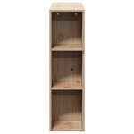 vidaXL Tête de lit avec rangement 90 cm bois massif de pin