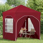 vidaXL Tente de fête pop-up 192 x 192 x 245 cm Bordeaux