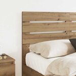 vidaXL Tête de lit Chêne artisanal 160 cm Bois d'ingénierie
