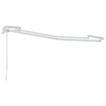 vidaXL Cadre de Store Rétractable à Opération Manuelle 2 5x2 cm Métal