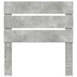vidaXL Tête de lit Gris béton 90 cm Bois d'ingénierie