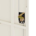 vidaXL Classeur blanc 105x40x180 cm acier