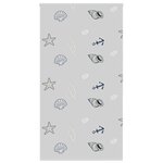 vidaXL Store enrouleur de douche 120x240 cm largeur du tissu 116 cm