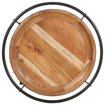 vidaXL Table d'appoint Ø55x83 cm bois massif d'acacia