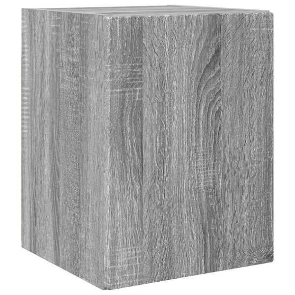 vidaXL Meuble TV mural Gris Sonoma 30 x 31 x 40 cm Bois d'ingénierie