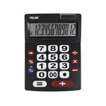 Calculatrice noire 12 chiffres