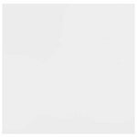 vidaXL Étagère murale flottante 2 Pièces Blanc brillant 23x23 5x3 8cm MDF