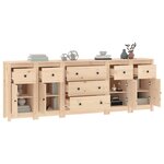 vidaXL Buffet 230x35x80 cm Bois massif de pin