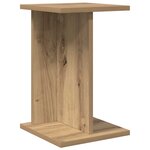 vidaXL Support de Plante Chêne artisanal 25 x 25 5 x 40 5 cm