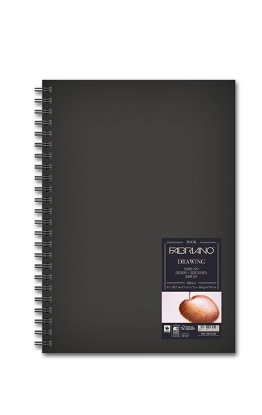 Papier Fabriano Drawing book Bloc spirale A4 160g 60 feuil. - Fabriano