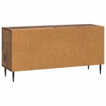 vidaXL Meuble TV Bois ancien 102 x 34 5 x 50 cm Bois d'ingénierie